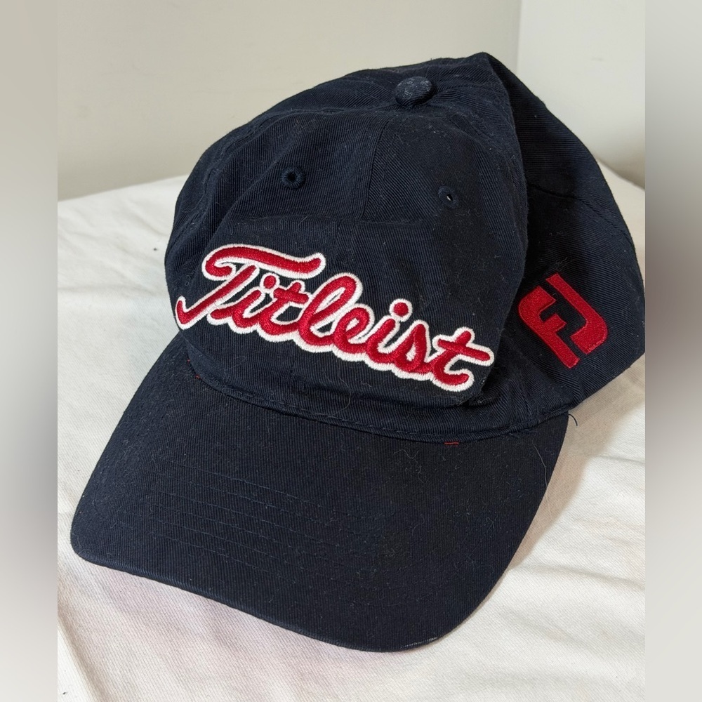 Titleist Footjoy FJ Original Genuine Hat with Red Embroidery